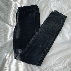 Black Velvet Skinny Jeans Lucky Brand